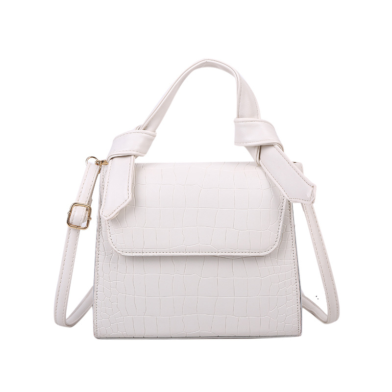 New Korean Style Crocodile Pattern Small Square Handbag Shoulder Bag for Women - Image 5
