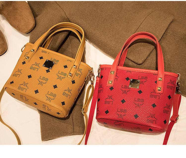 Women's Printed Bucket Handbag 2023 Spring Summer Small Mini Coin Purse - Image 3
