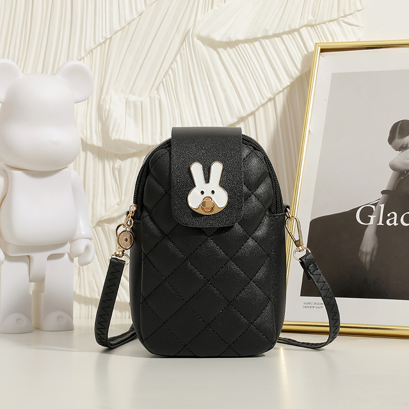 Women's Crossbody Phone Bag PU Plaid Animal Print Mini Square Bag 2024 - Image 4