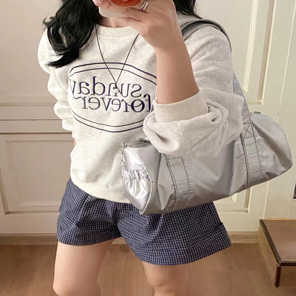 2024 Korean Niche Casual Lightweight Nylon Handbag Tote Shoulder Bag - Image 5